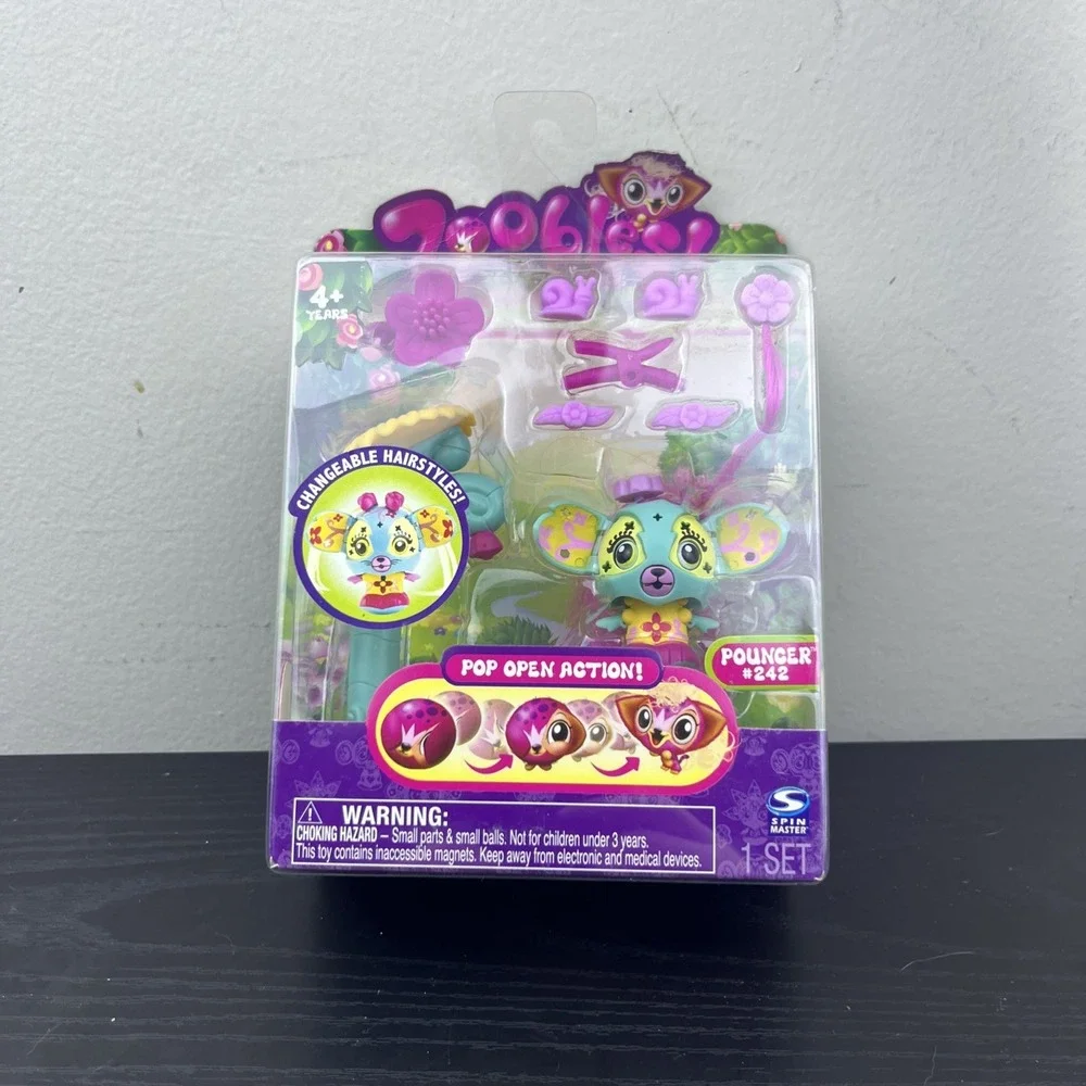 Zoobles Pouncer #242 Petagonia Dog Figure Spin Master